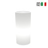 Modern Cylinder Garden Planter with LED Lighting, Barocco Design Offers