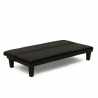 Topazio LIViNG Small Faux Leather Sofa Bed for Studio or One-Bedroom Apartments Sale