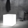 Icekub illuminated display cube shop pouf coffee table garden bar Model