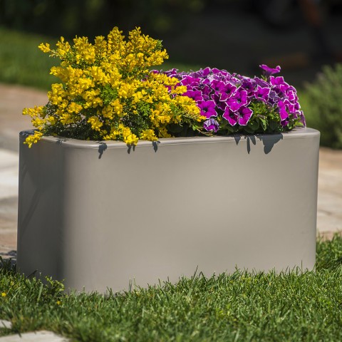 Planter pot h35 modern for plants flowers garden terrace Blog Promotion