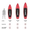 SUP inflatable Stand Up Paddle Touring board for adults 12'0 366cm Red Shark Pro XL 