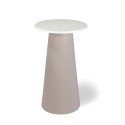 High outdoor polyethylene coffee table modern design round Mikò 2.0 Catalog