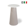 High outdoor polyethylene coffee table modern design round Mikò 2.0 Sale