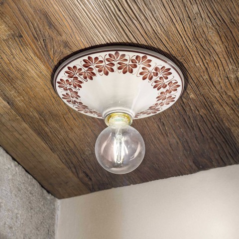 Ceiling lamp classic design ceiling light hand painted Trieste PL