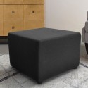 Square upholstered pouf modular design fabric waiting room Traveller Discounts