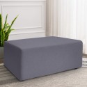 Traveller rectangular upholstered fabric modular design waiting room pouf Discounts