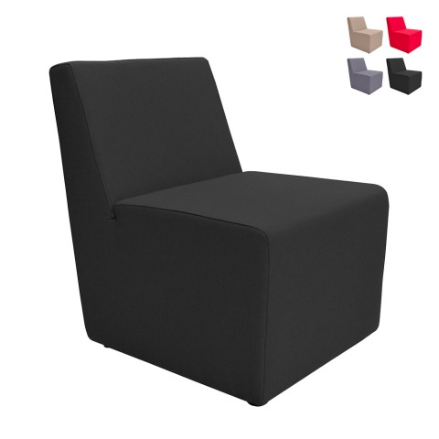 Upholstered waiting room chair modular design Traveller Promotion