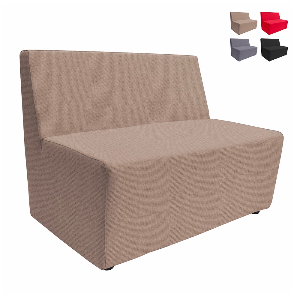 2 seater modular upholstered waiting room sofa modern design Traveller