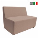 2 seater modular upholstered waiting room sofa modern design Traveller Model