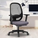 Ergonomic Office Chair for Smartworking in Gray with Breathable Mesh Easy G Promotion