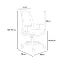 Ergonomic design office chair grey breathable mesh Blow G Catalog