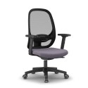 Ergonomic smartworking office chair grey breathable mesh Easy G Offers