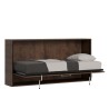 Horizontal Murphy Single Bed 85x185cm with Wooden Slats Kando NC Offers