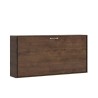Horizontal Murphy Single Bed 85x185cm with Wooden Slats Kando NC Sale