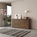 Horizontal foldaway single bed 85x185cm wooden slats Kando NC Discounts