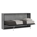 Hide-a-bed horizontal grey mattress 85x185cm Kando MCM Offers