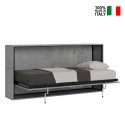 Hide-a-bed horizontal grey mattress 85x185cm Kando MCM On Sale