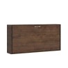 Hide-a-bed horizontal mattress 85x185cm wood walnut Kando MNC Sale