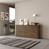 Hide-a-bed horizontal mattress 85x185cm wood walnut Kando MNC Catalog