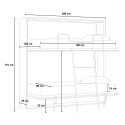 Horizontal foldaway bunk bed white 85x185cm Kando 2BF Price
