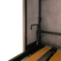 Horizontal foldaway grey bunk bed 85x185cm Kando 2CM Catalog