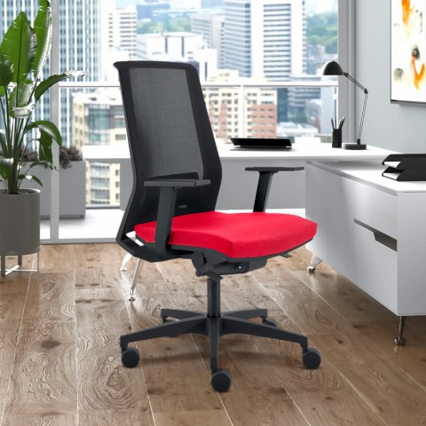 Ergonomic office chair red...