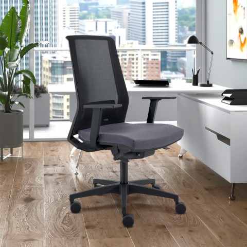 Ergonomic design office chair grey breathable mesh Blow G Promotion