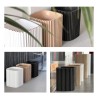 Office waste bin modern design ecological cardboard Rialto TR Bulk Discounts