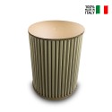 Modern design cardboard side table stool h40 Rialto C Sale