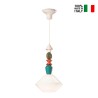 Vintage art deco design pendant lamp glass and ceramic Lariat SO-G On Sale