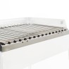 Charcoal barbecue steel grease collection grill 60x40cm Etna Bulk Discounts