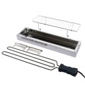 Portable electric barbecue home terrace 1800W stainless steel eBBQ Sale