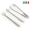 Stainless steel barbecue grill set BBQ grill tongs spatula fork On Sale