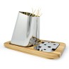 Gran Sasso Plus Tabletop Skewer Holder with Steel Frame and Wooden Base Promotion