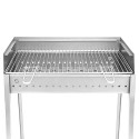 Portable charcoal barbecue steel grill 60x40cm Stromboli Offers