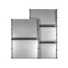 Planing board medium 60x55cm stainless steel chopping board restaurant kitchen Plan Choice Of