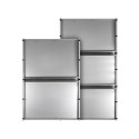 Cutting board 100x55cm stainless steel kitchen restaurant Plan Pro Choice Of