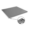 Planing board medium 60x55cm stainless steel chopping board restaurant kitchen Plan Bulk Discounts