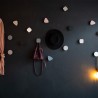 Wall-mounted coat rack modern design entrance Single Round 