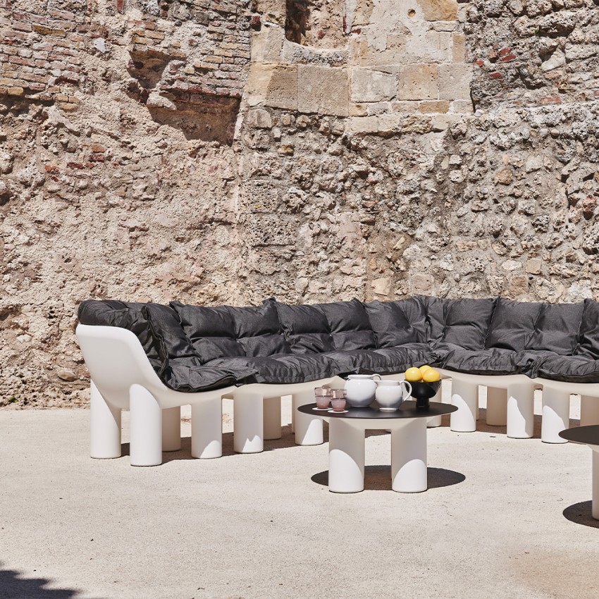 Modular Corner Armchair Polyethylene Modern Design for Bars and Venues Atene P2 Promotion