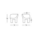 Modular Corner Armchair Polyethylene Modern Design for Bars and Venues Atene P2 Buy