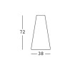 Fade T1-Q Modern Square Table for Bar, Restaurant, Dining Room 