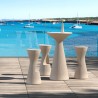High terrace bar stool 76cm polyethylene modern design Fade S1 Promotion