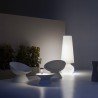 Fade P1 Polyethylene Armchair for Indoor Outdoor Garden Use Measures