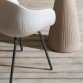 Set of 2 Fade C2 Polyethylene Bar Stools with Black Metal Legs - Kitchen Design Promotion