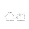 Gumball Armchair Junior - Modern Design Kids' Armchair for Living Room 