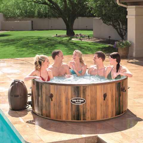 Bestway 54189 Inflatable Spa Bubble Massage Hot Tub With AirJet Helsinki 180x66