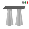 High rectangular coffee table 100cm for stools modern design Frozen T2-H Buy