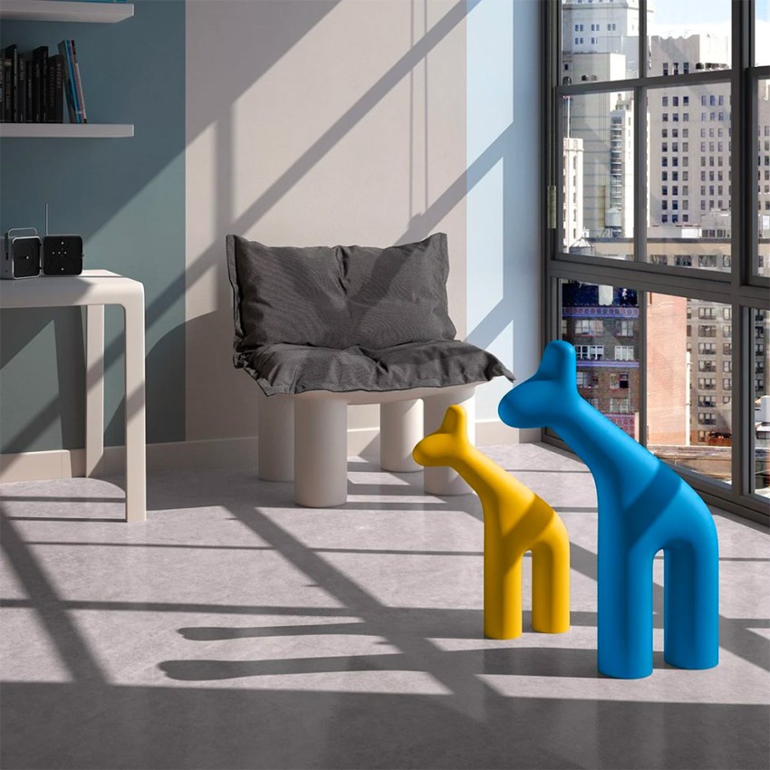 Giraffe sculpture modern design in polyethylene Raffa Big Promotion