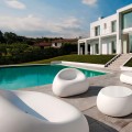 Outdoor Garden Terrace Armchair Polyethylene Modern Design Gumball P1 Promotion